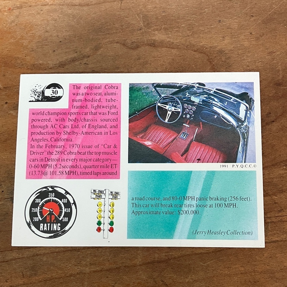 Vintage Muscle Cards Car Trading Cards Collection, set of 84 plus 3 - Picture 13 of 16